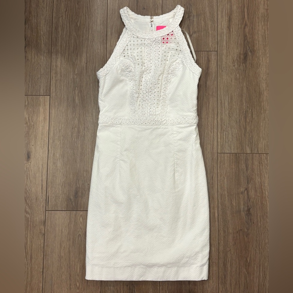 Lilly Pulitzer White Charlize Shift Dress - Size 0